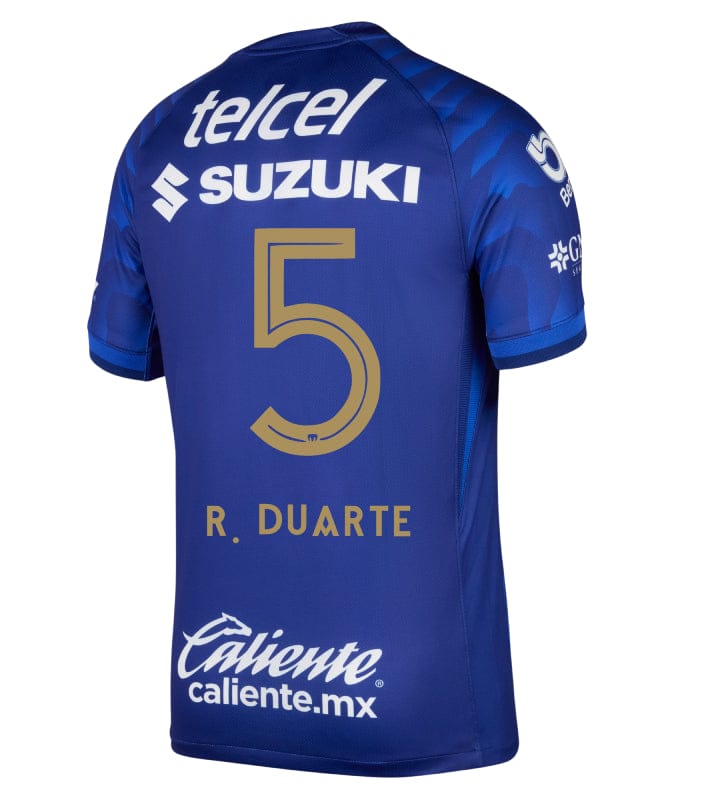 Pumas UNAM 2025-26 R. DUARTE 5 Away Jersey – Azul Marino