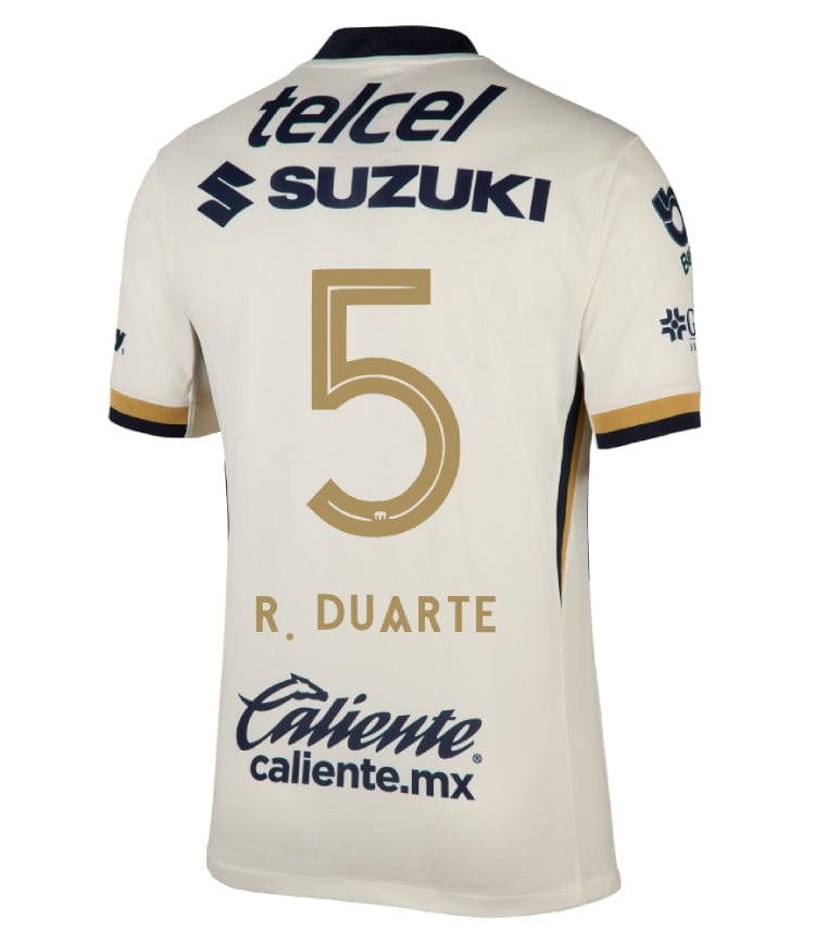 Pumas UNAM 2025-26 R. DUARTE 5 Home Jersey – Blanco - Image 2
