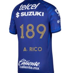 Alternative view of Pumas UNAM 2025-26 Á. RICO 189 Away Jersey – Azul Marino