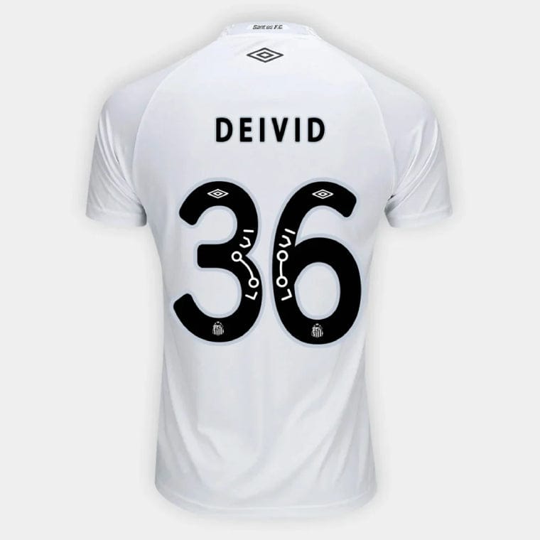 Santos FC DEIVID 36 Home 2025-26 Jersey – White