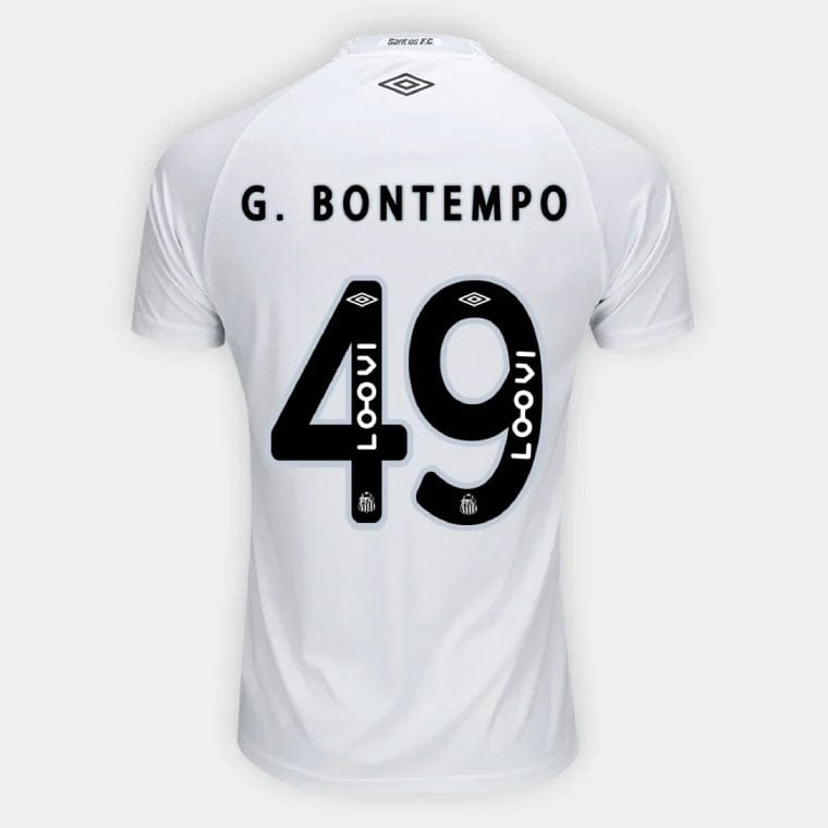 Santos FC G. BONTEMPO 49 Home 2025-26 Jersey – White