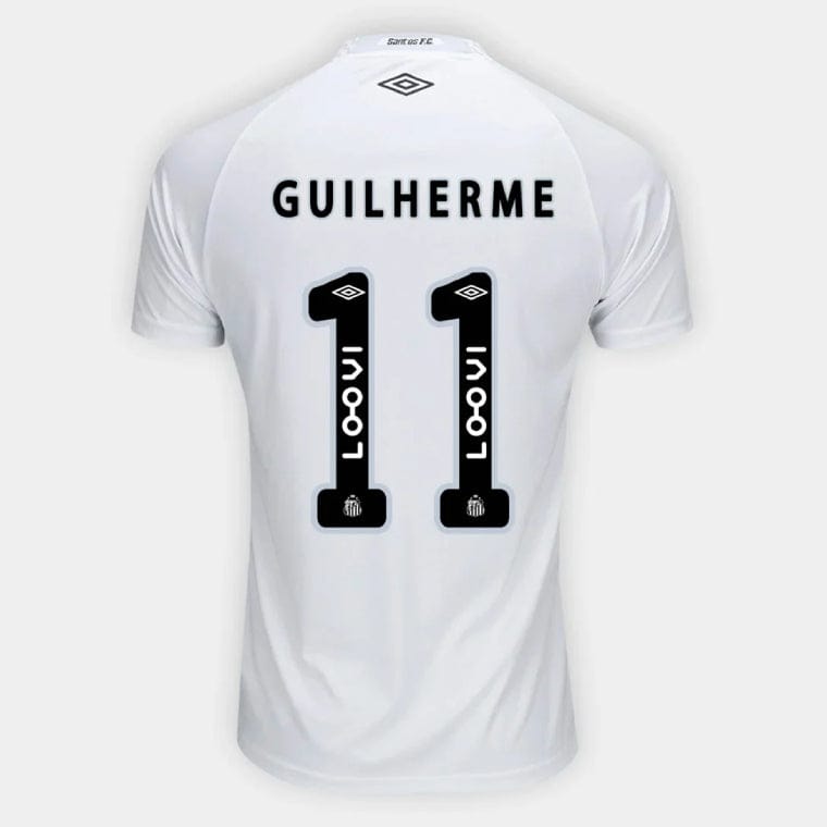 Santos FC GUILHERME 11 Home 2025-26 Jersey – White
