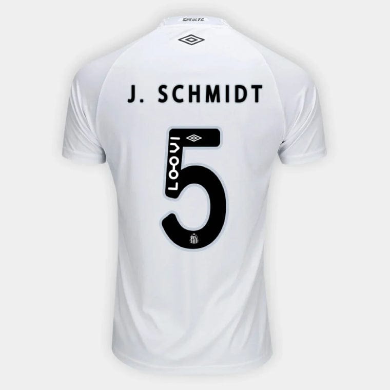 Santos FC J. SCHMIDT 5 Home 2025-26 Jersey – White
