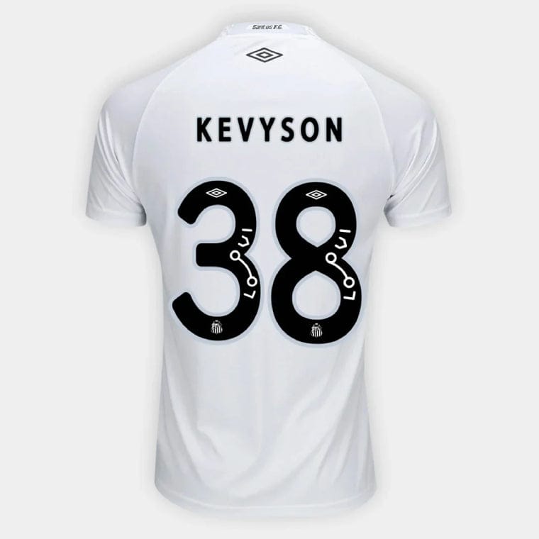 Santos FC KEVYSON 38 Home 2025-26 Jersey – White