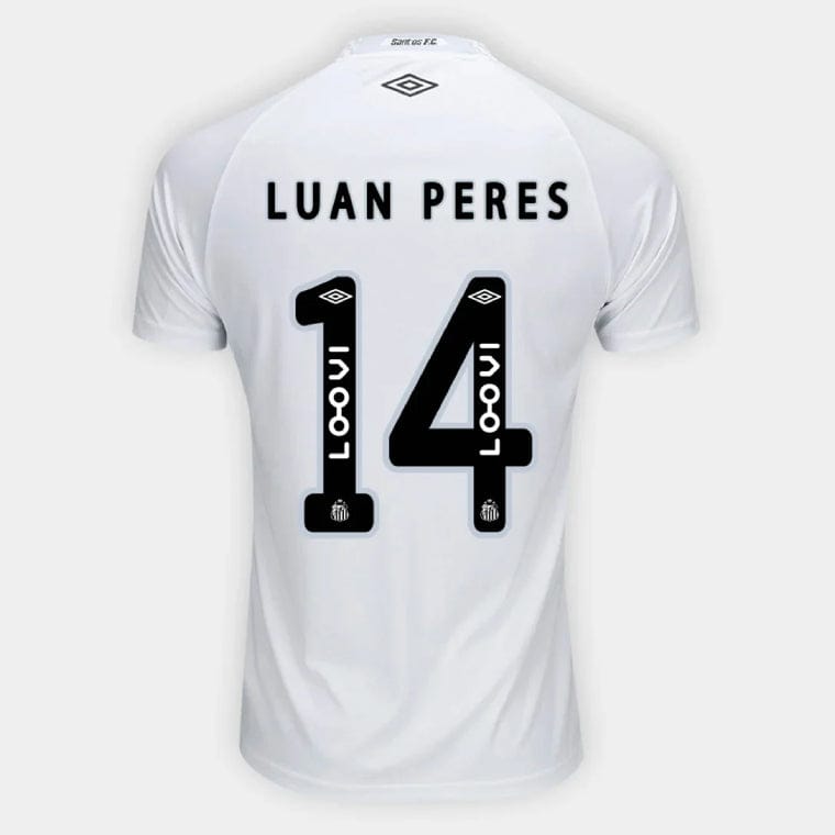 Santos FC LUAN PERES 14 Home 2025-26 Jersey – White