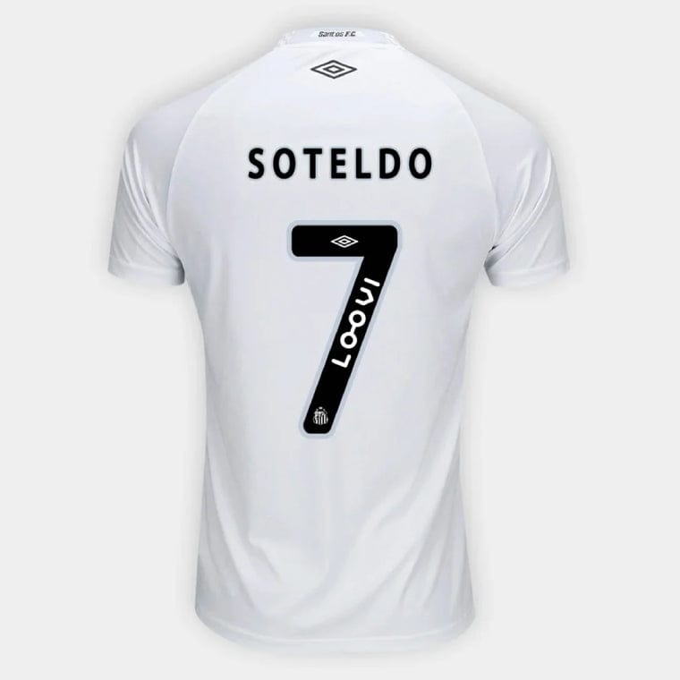 Santos FC SOTELDO 7 Home 2025-26 Jersey – White