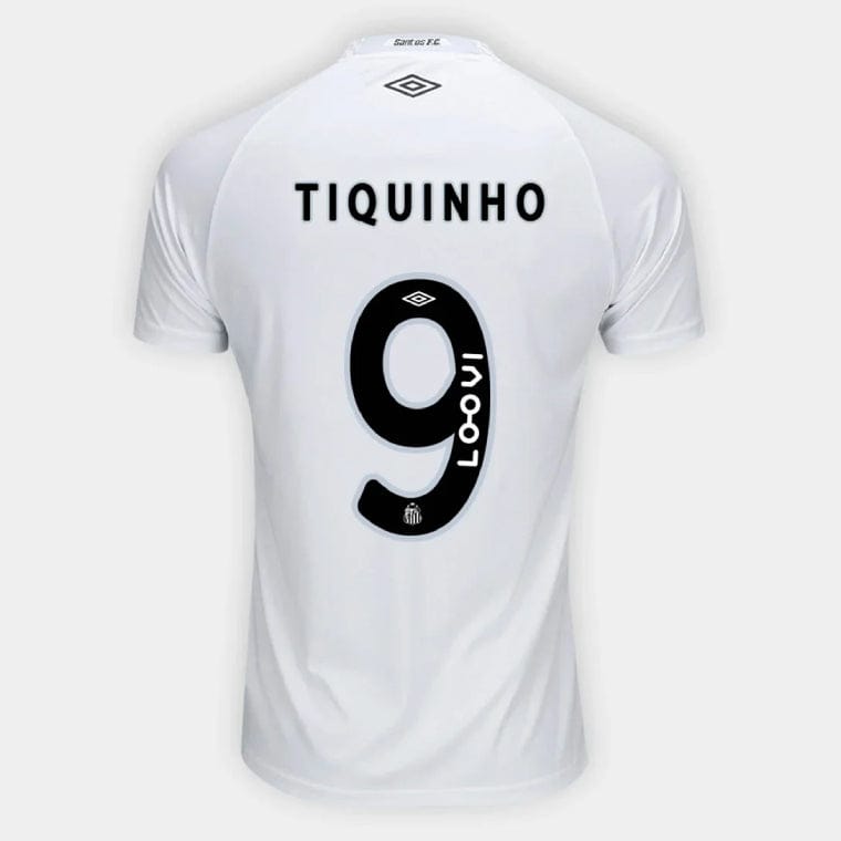 Santos FC TIQUINHO 9 Home 2025-26 Jersey – White