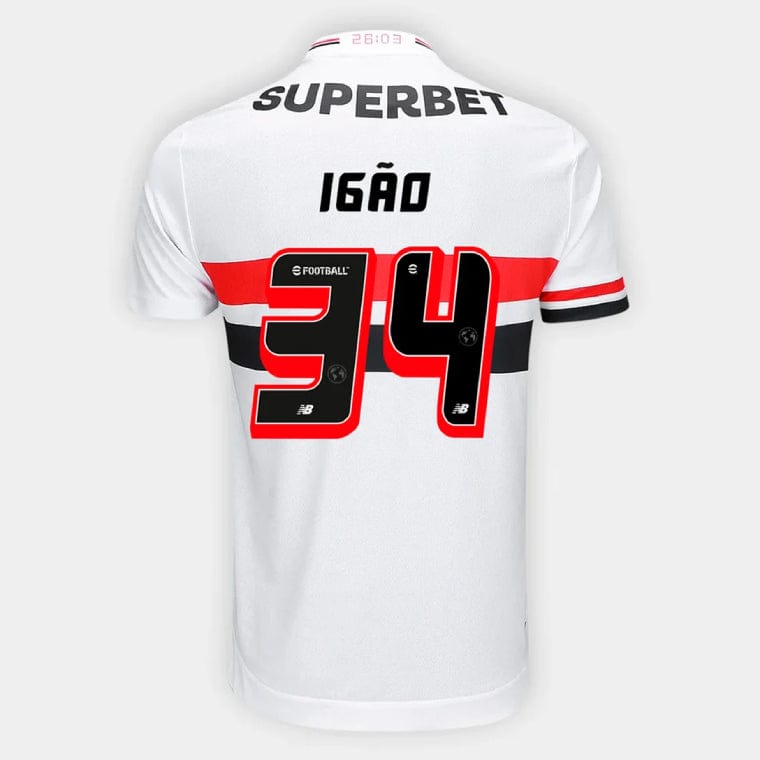Sao Paulo FC IGAO 34 Home 2025-26 Jersey – White