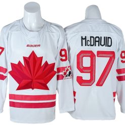 2026 Winter Olympics Team Canada #97 Connor McDavid White Hockey Jersey Stitched