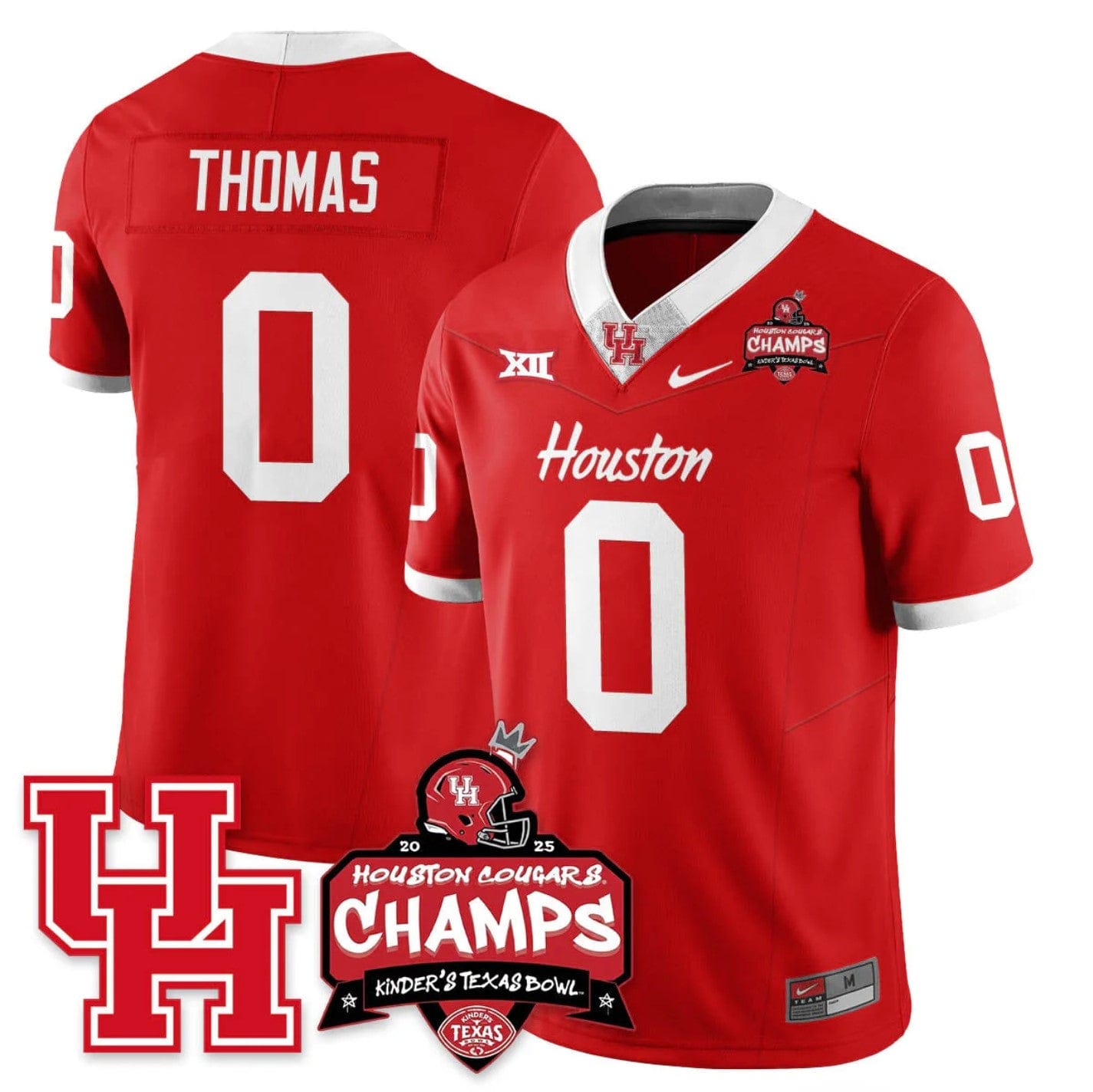 Amare Thomas Jersey #0 Houston Cougar 2025 Texas Bowl Champions Stitched - Image 4