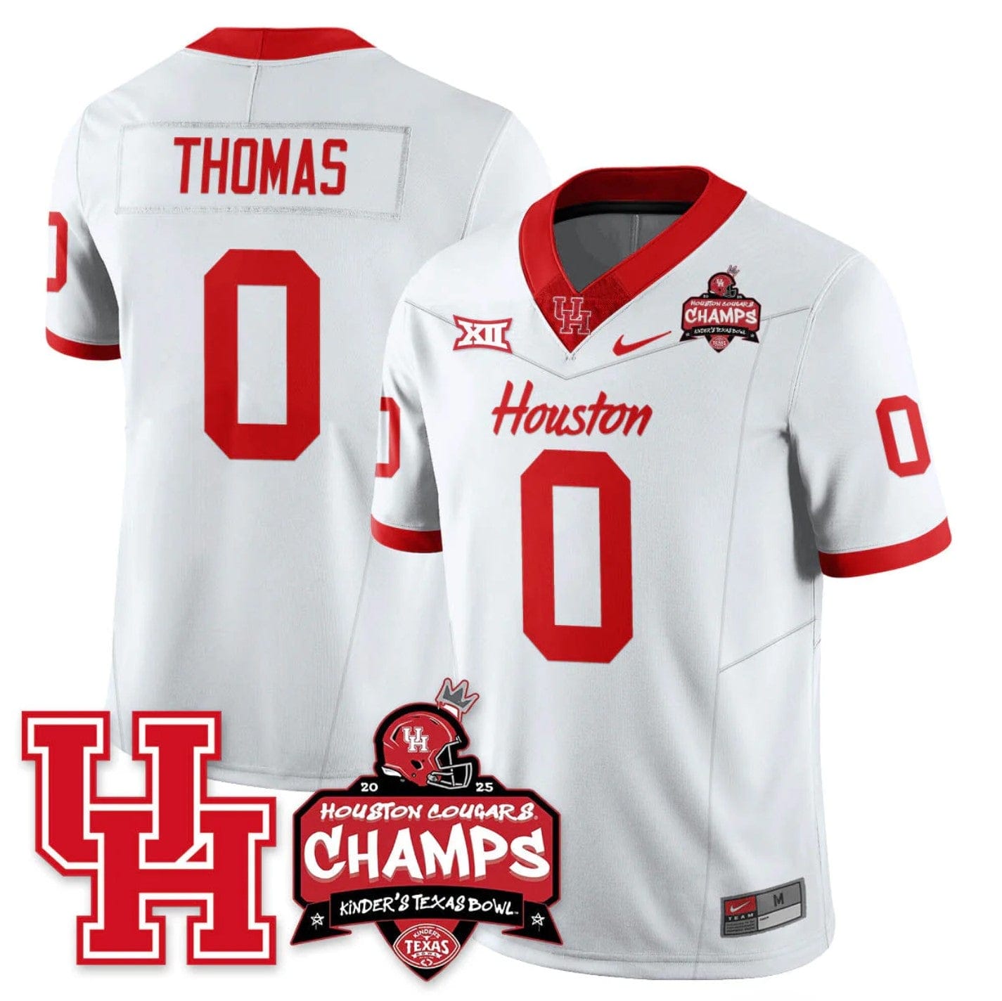 Amare Thomas Jersey #0 Houston Cougar 2025 Texas Bowl Champions Stitched - Image 5