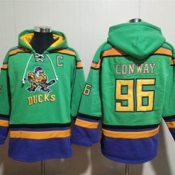 Anaheim Ducks #96 Charlie Conway Pullover Hoodie