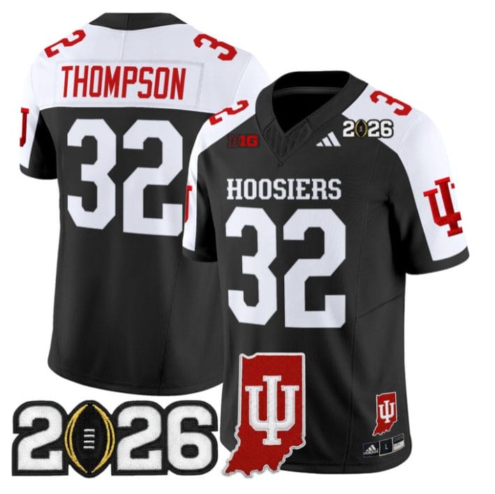 Anthony Thompson Jersey #32 Indiana Hoosiers 2026 CFP Indiana State Stitched