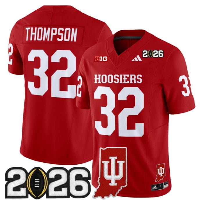 Anthony Thompson Jersey #32 Indiana Hoosiers 2026 CFP Indiana State Stitched - Image 4