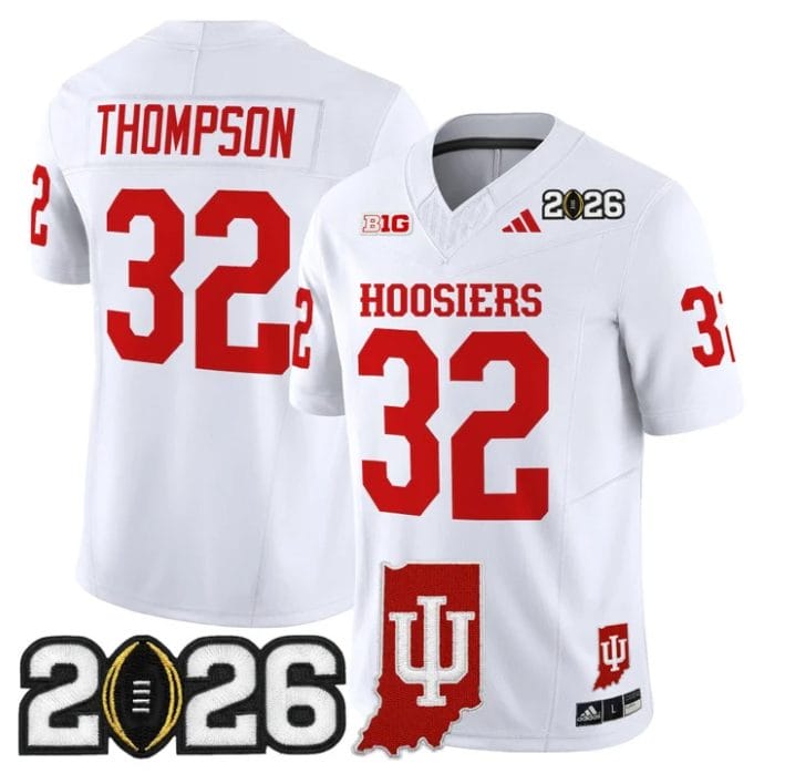 Anthony Thompson Jersey #32 Indiana Hoosiers 2026 CFP Indiana State Stitched - Image 5