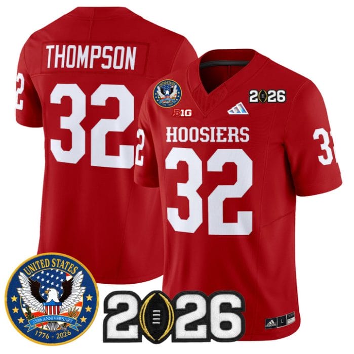 Anthony Thompson Jersey #32 Indiana Hoosiers United States 250th 2026 Stitched - Image 4