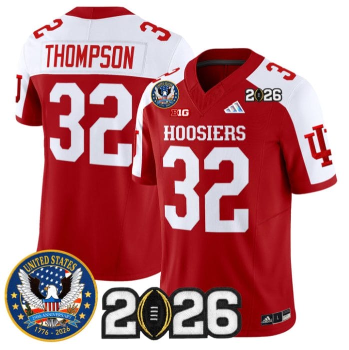 Anthony Thompson Jersey #32 Indiana Hoosiers United States 250th 2026 Stitched - Image 3