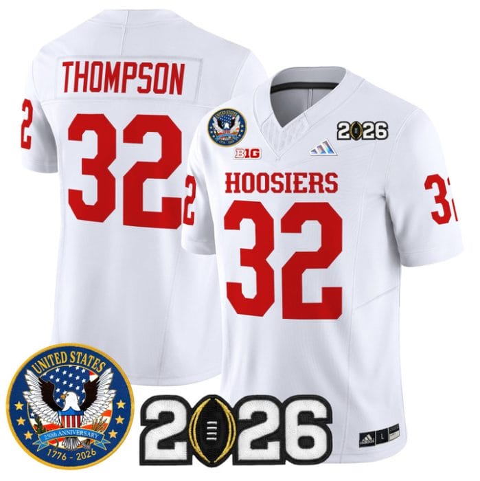 Anthony Thompson Jersey #32 Indiana Hoosiers United States 250th 2026 Stitched - Image 5