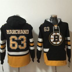 Boston Bruins #63 Brad Marchand Pullover Hoodie