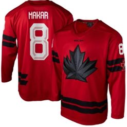 Cale Makar Jersey #8 Team Canada Hockey 2026 Winter Olympics Stitched Red