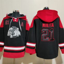 Chicago Blackhawks #21 Stan Mikita Pullover Hoodie