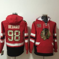 Chicago Blackhawks #98 Connor Bedard Pullover Hoodie