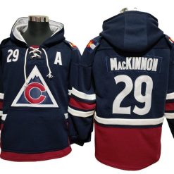 Colorado Avalanche #29 Nathan Mackinnon Navy Hoodie