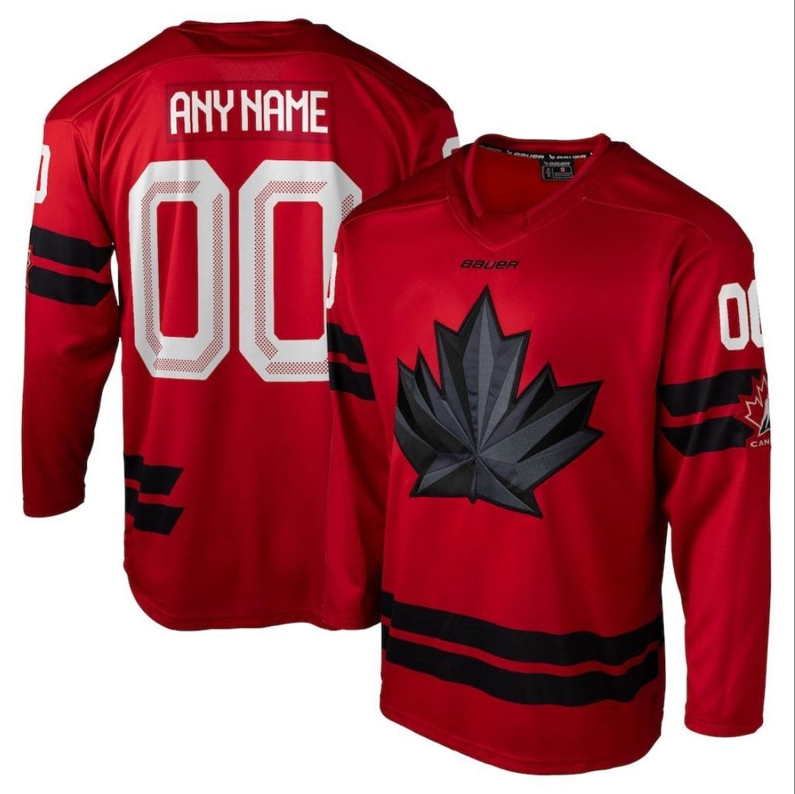Custom Team Canada Hockey Jersey 2026 Stitched Name Number Personalized Red