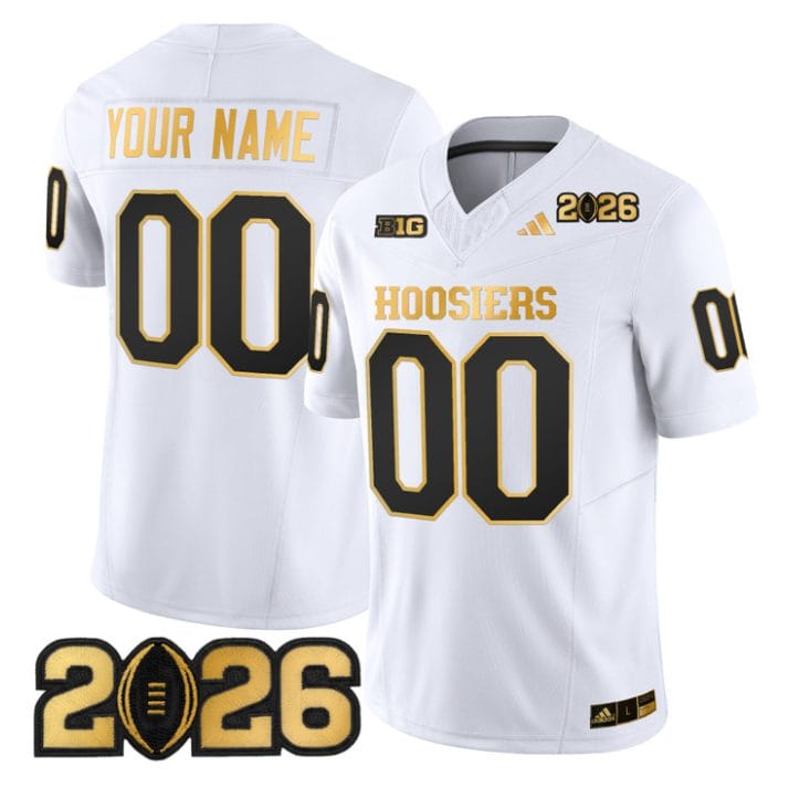 Custom Indiana Hoosiers Jersey 2026 CFP Final Patch Vapor Limited Stitched - Image 4