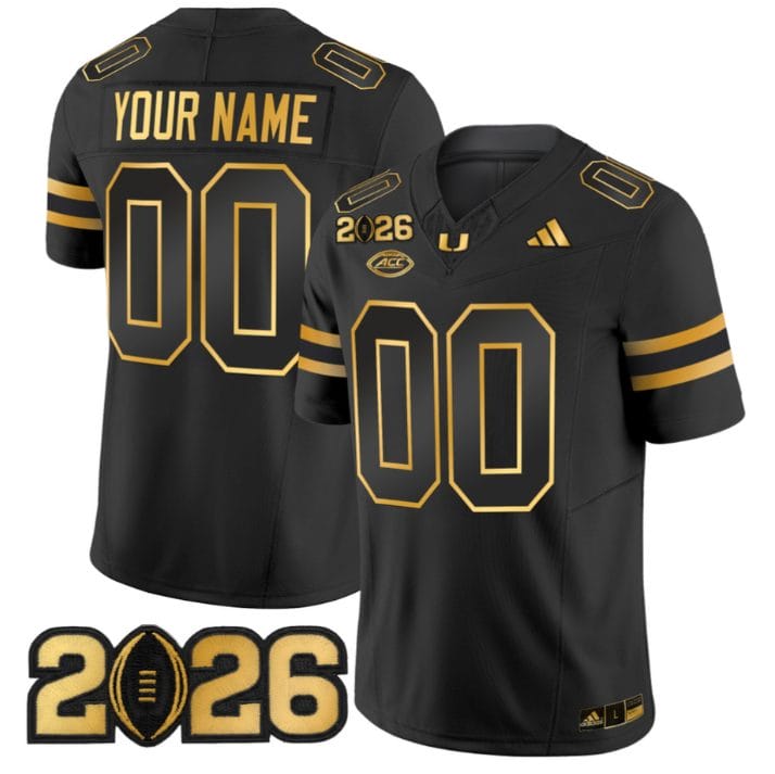 Custom Miami Hurricanes Jersey Name, Number 2026 CFP Final Patch Stitched - Image 2