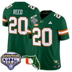 Alternative view of Ed Reed Jersey #20 Miami Hurricanes 2025 Cotton Bowl Florida Stitched