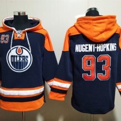 Edmonton Oilers #93 Ryan Nugent-Hopkins Pullover Hoodie