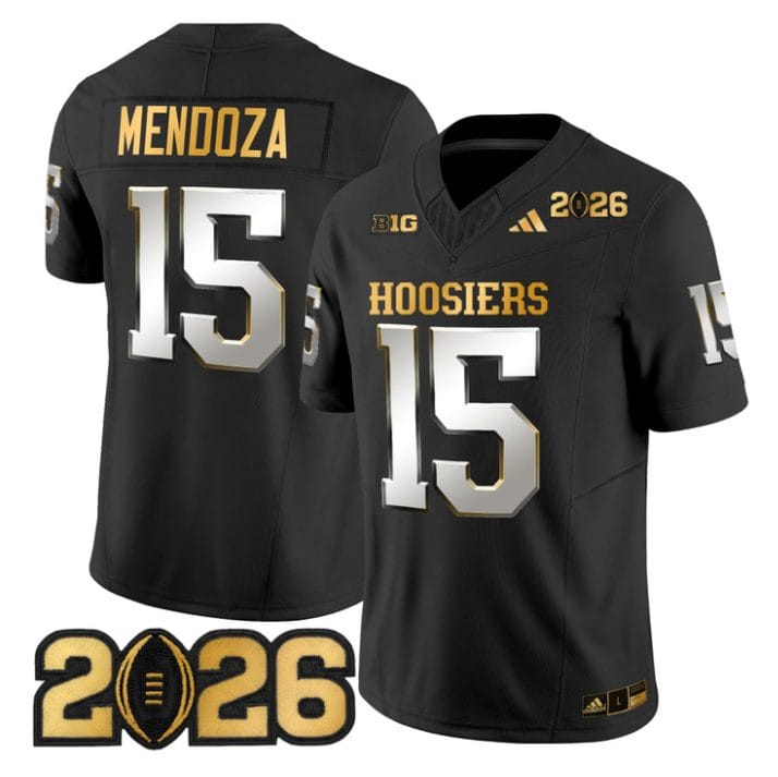 Fernando Mendoza Jersey #15 Indiana Hoosiers 2026 CFP Final Patch Stitched - Image 3