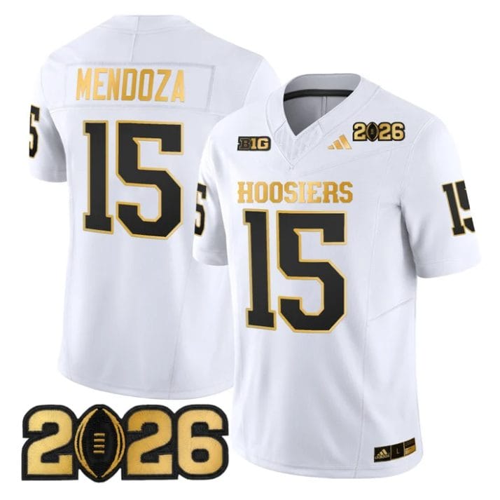 Fernando Mendoza Jersey #15 Indiana Hoosiers 2026 CFP Final Patch Stitched - Image 4