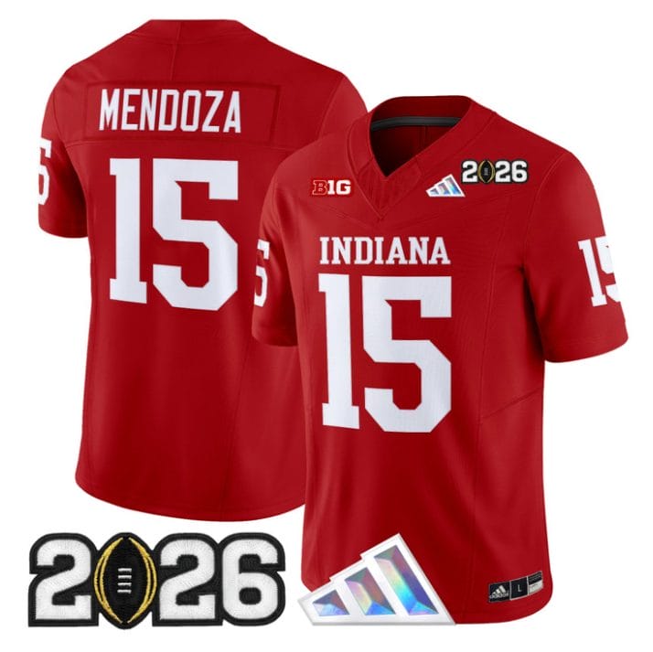 Fernando Mendoza Jersey #15 Indiana Hoosiers 2026 CFP Final V3 Stitched - Image 4
