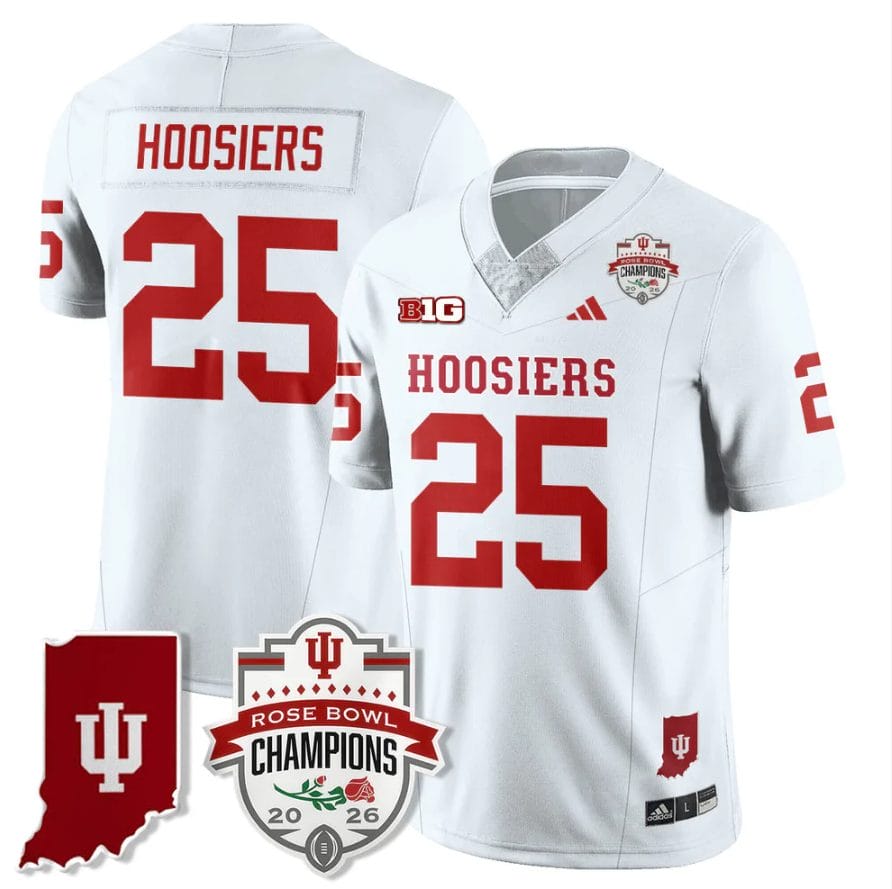 Hoosiers Jersey #25 Indiana Hoosiers Rose Bowl Champions Stitched - Image 4