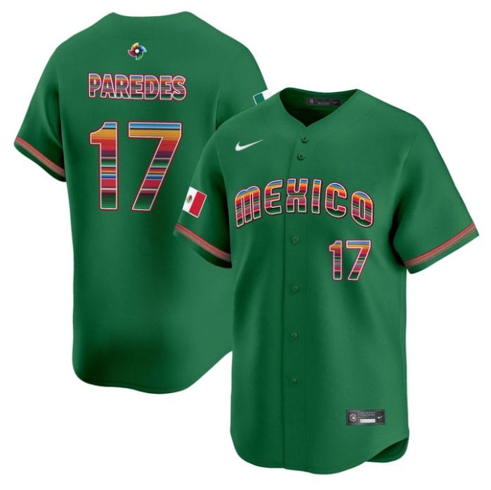 Isaac Paredes Jersey #17 Team Mexico 2026 World Baseball Serape Edition Stitched - Image 3