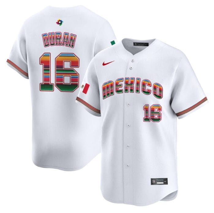 Jarren Duran Jersey #16 Team Mexico 2026 World Baseball Serape Edition Stitched - Image 5