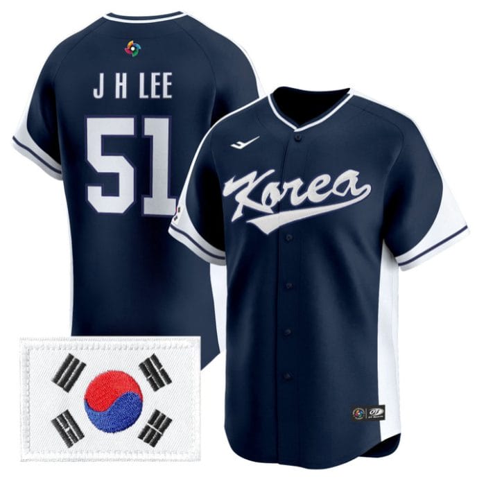 Jung-Hoo Lee Jersey #51 Team Korea 2026 World Baseball Classic Stitched