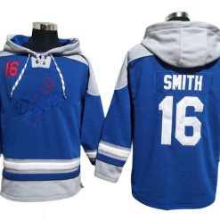 Los Angeles Dodgers #16 Will Smith Blue Pullover Hoodie
