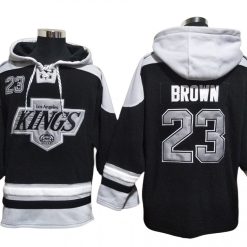 Los Angeles Kings #23 Dustin Brown Black Pullover Hoodie