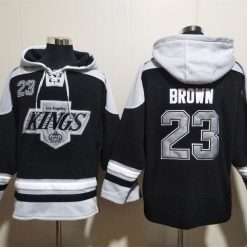 Los Angeles Kings #23 Dustin Brown Pullover Hoodie Black