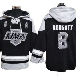Los Angeles Kings #8 Drew Doughty Black Pullover Hoodie