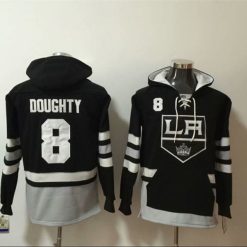 Los Angeles Kings #8 Drew Doughty Pullover Hoodie Black