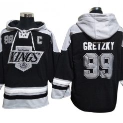 Los Angeles Kings #99 Wayne Gretzky Black Pullover Hoodie