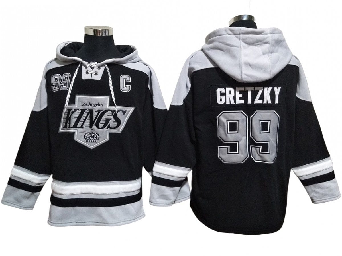 Los Angeles Kings #99 Wayne Gretzky Black Pullover Hoodie
