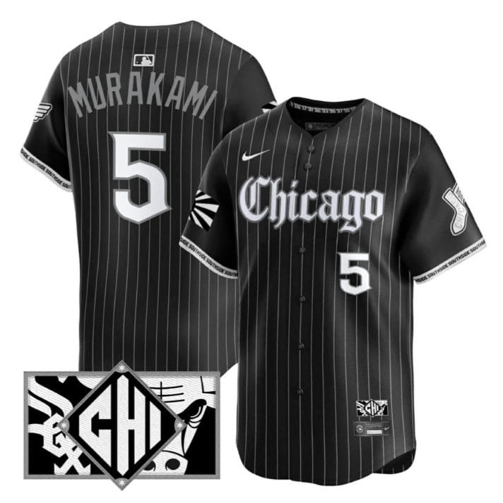 Munetaka Murakami Chicago White Sox City Connect Jersey - All Stitched
