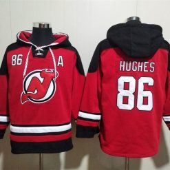 New Jersey Devils #86 Jack Hughes Pullover Hoodie