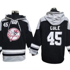 New York Yankees #45 Gerrit Cole Black Pullover Hoodie