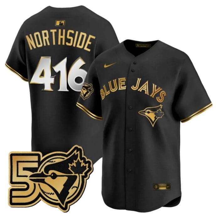 NorthSide Jersey #416 Toronto Blue Jays 50 Seasons Patch Stitched